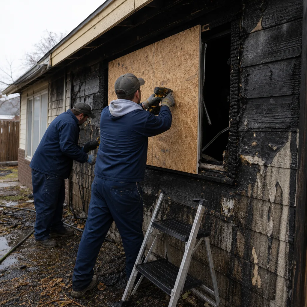 Fire Damage Restoration in Webster